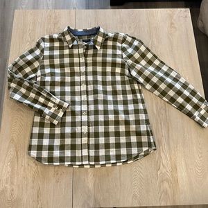 Talbots Checkered Button-Down - Petite Medium
